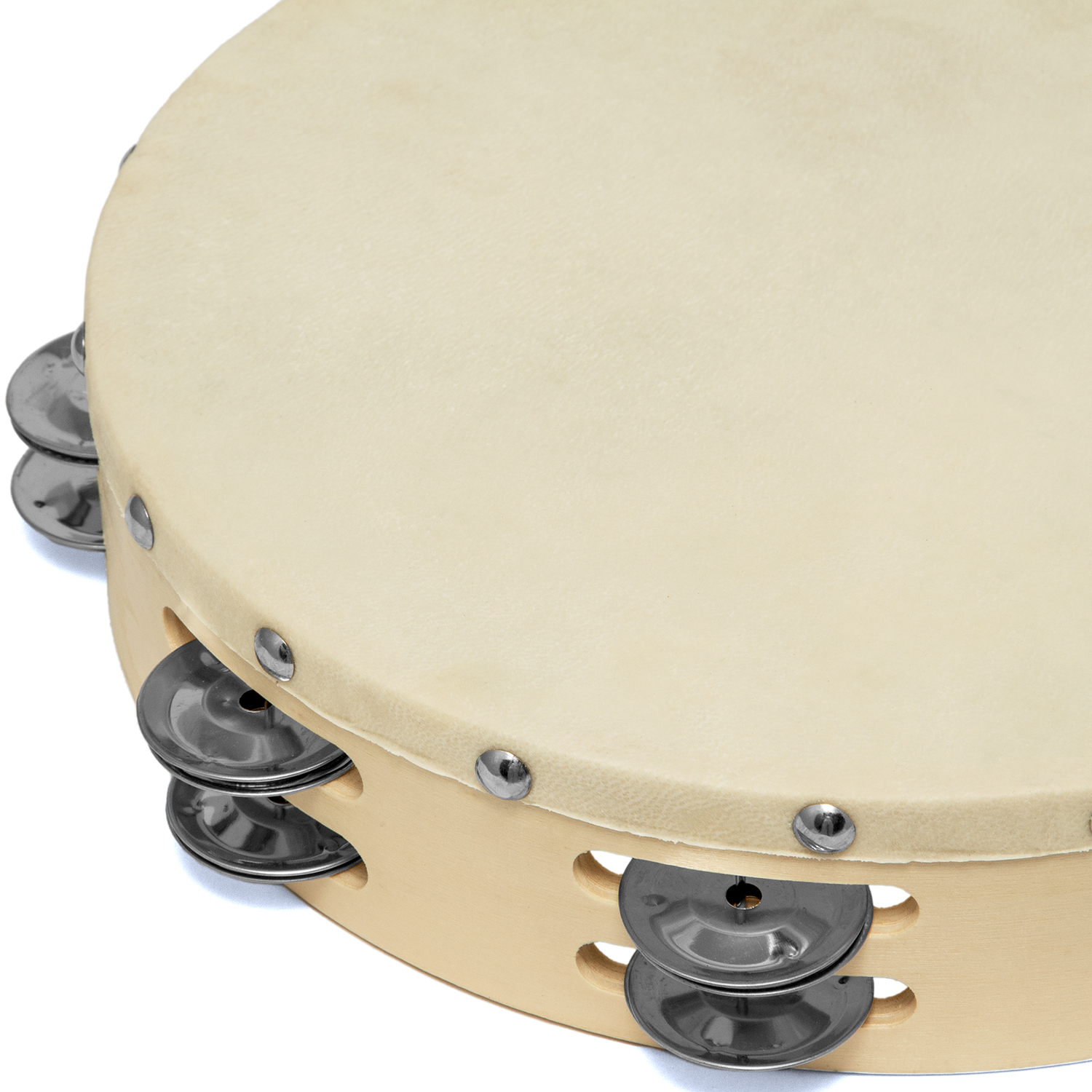Tiger Double Row Wood Tambourine